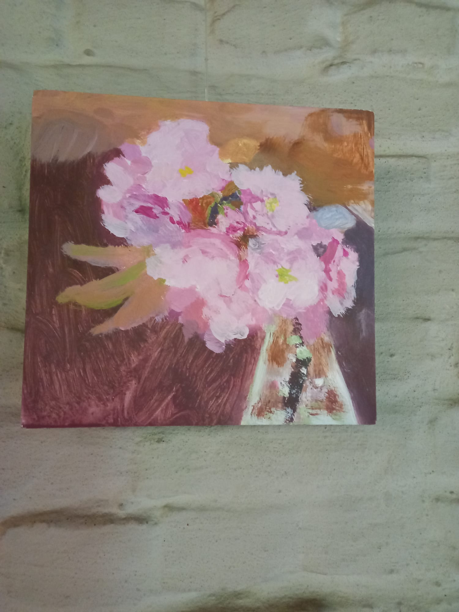 Kirschbl�tenzweig, Acryl